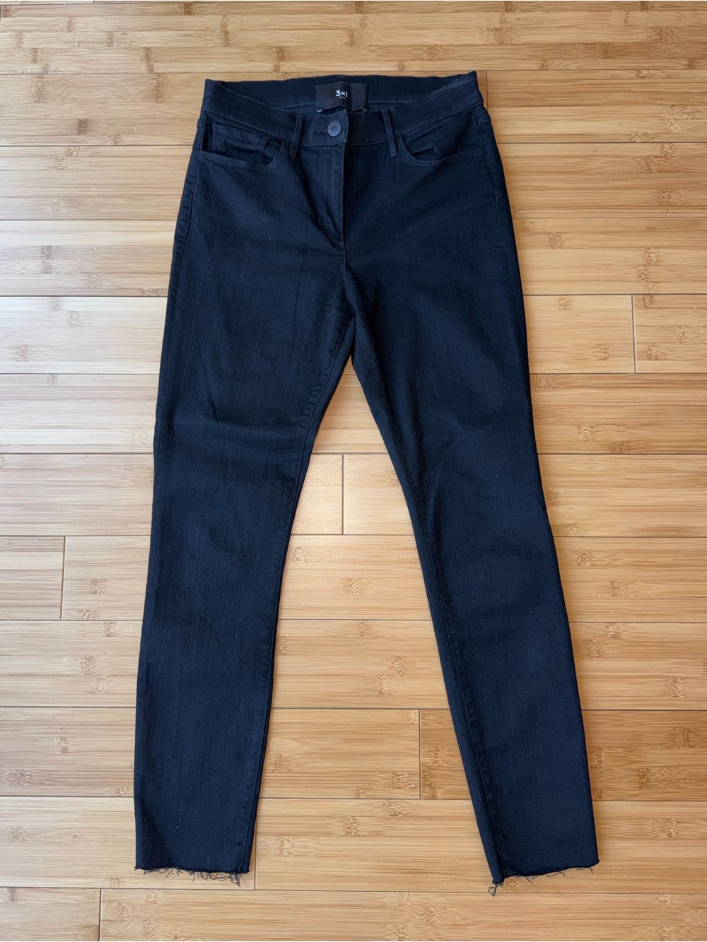 3x1 Denim Black Slim Fit Jeans
